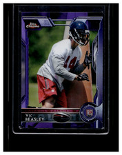2015 Topps Chrome #101 Vic Beasley Purple Refractor
