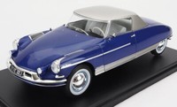 Modellauto Statisch Hachette Citroen DS19 Dandy Coupe Chapron 1964 Blau 1/24