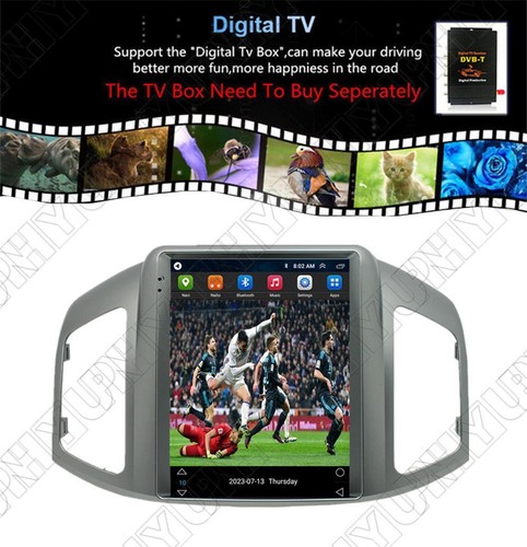 9.7'' Vertical Android 13 Stereo Radio GPS 1G+16GB For Chevrolet Captiva 2011-17 - Picture 14 of 23