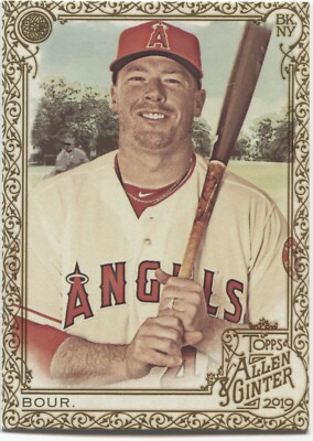 JUSTIN BOUR 2019 Allen & Ginter GOLD BORDER Hot Box - ANGELS