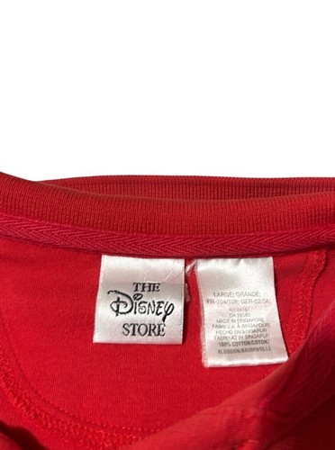 Vintage Disney Mickey Mouse Shirt Womens L Top Red Retro Short Sleeves Unisex - Picture 3 of 5