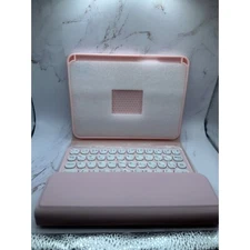 Smart Keyboard Case Wireless Bluetooth Keyboard Cover Pink