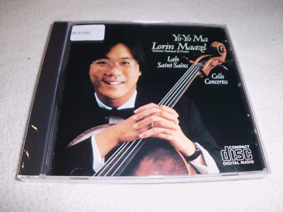 Saint-Saëns:Cello Concertos-Yo-Yo Ma-Lalo, Made in JAPAN by Sony 1980 CD OVP