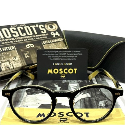 MOSCOT MILZEN 46 22-145 JAPAN LIMITED VII BLACK SUNGLASSES UV CUT 