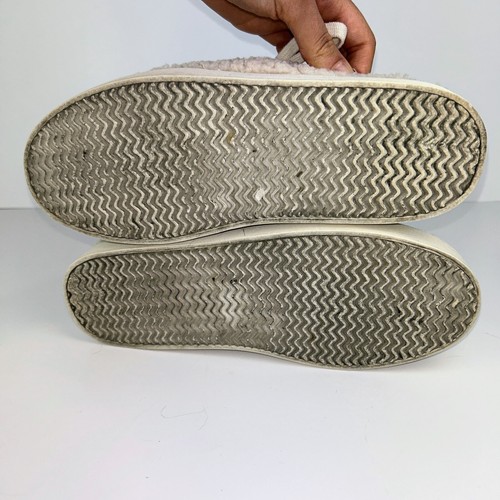 Lucky Brand Tolini Sneakers Faux Shearling Slip On Backless Cream Shoes Women 8 - Picture 8 of 8