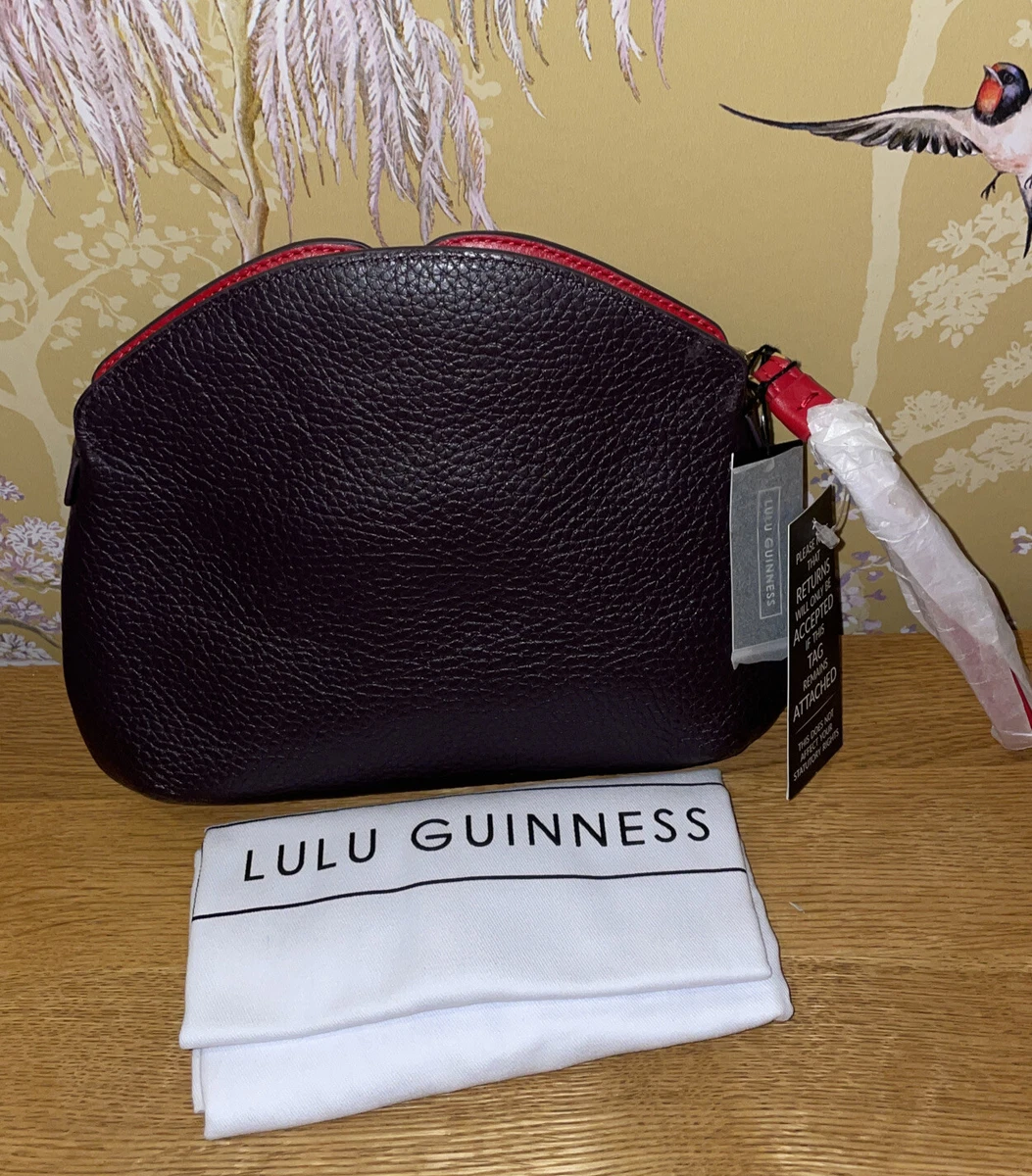 Aubergine cheap clutch bag