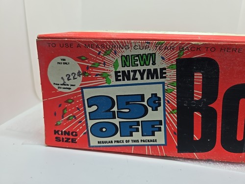 Volle Box ungeöffnet Vintage fett NEU ENZYM Wäsche 5 Pfund 4 Unzen King Size Cartoon auf der Rückseite - Bild 15 von 20