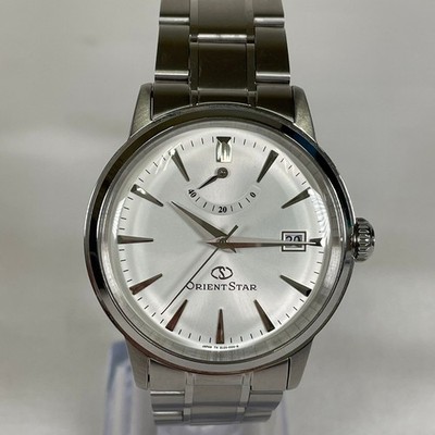 ORIENT STAR RK-AF0005S Automatik Uhr Silber Zifferblatt SS 38mm 17cm verstellbar