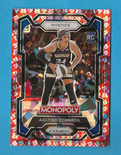 2024 Panini Prizm Monopoly WNBA Free Parking #13 RC Aaliyah Edwards Mystics RC