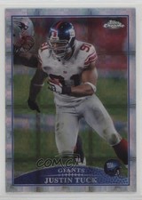 2009 Topps Chrome Retail X-Fractor Justin Tuck #TC24 7rf