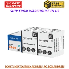 Pen+Gear Copy Paper8.5" x 11" 92 Bright White, 20 lb. 10 Ream Case (5,000 Sheet)