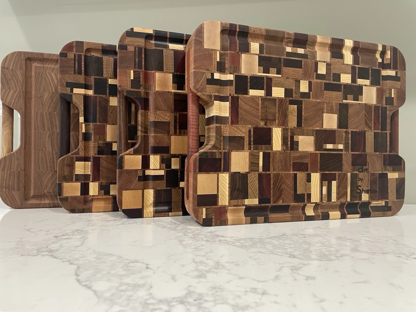 Artisan Wooden End Grain Cutting Board