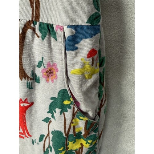 Mini Boden Girls Gray Woodland Animals Print Dress, Size 4-5Y - Picture 4 of 6