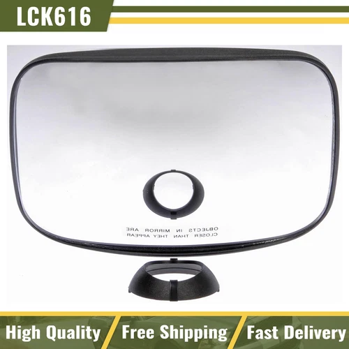 Dorman Hood Mirror Glass Convex Driver Side Left LH for Freightliner Cascadia