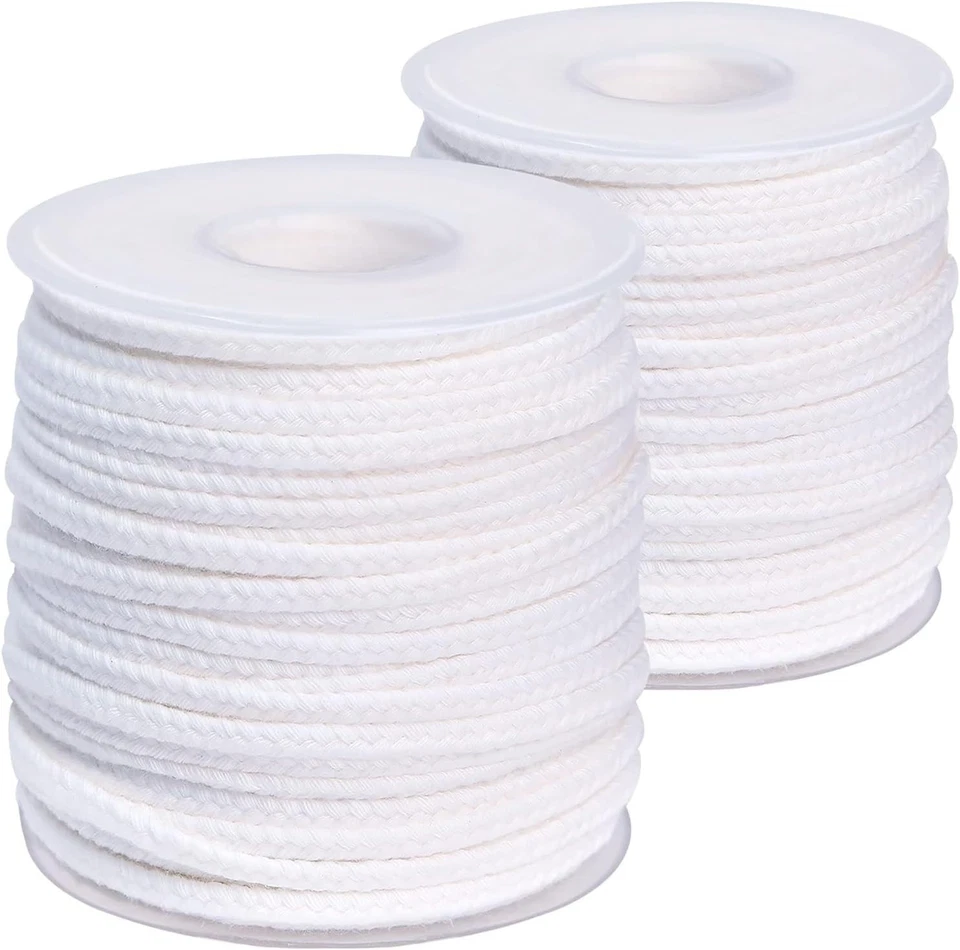 Candle Wick Cotton 50 Ply Thick 200 ft Bulk Wicks for Pillar and Container Ca... - Image 3 of 4