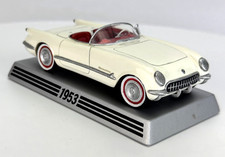 Danbury Mint 1953 Corvette Cream White 143 Convertible Die Cast 50th Anniversry