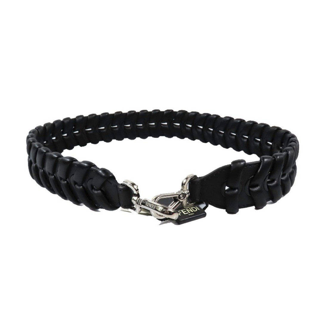 RARE FENDI Strap You Leather Chain Shoulder Bag with Mesh Accessory