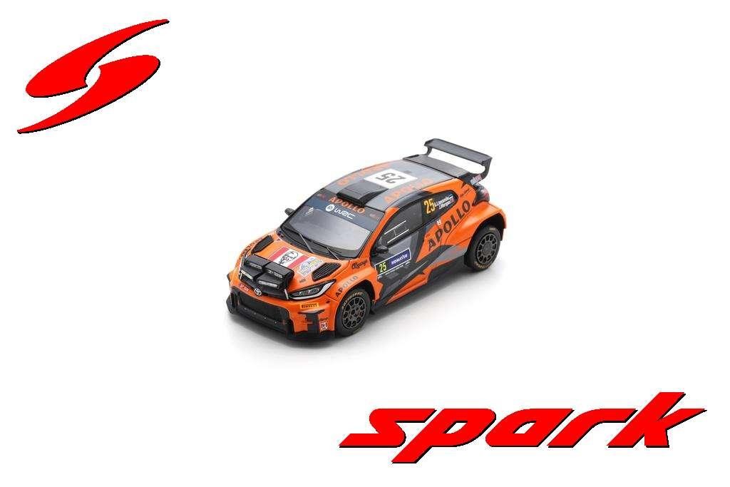 1:43 SPARK Toyota Yaris Gr Rally2 #25 Rc2 Rally Sweden 2024