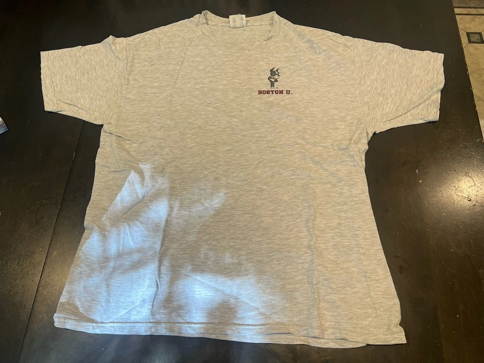 Camiseta De Colección Años 90 Boston University Terriers Champion Gráfica Hombres XL Foto 3 de 4