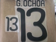 2010 Guillermo Ochoa Mexico Nameset Name Number El Tri Iron On Vinyl Memo Ochoa