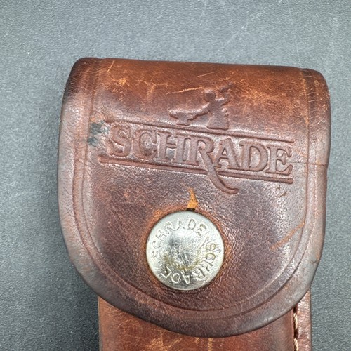 Vintage Schrade Messerscheide Gürtelschlaufe Lesen - Bild 2 von 13