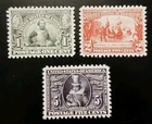 US Stamps SC# 328-30 1907 Jamestown Commemorative Series Replica Collection