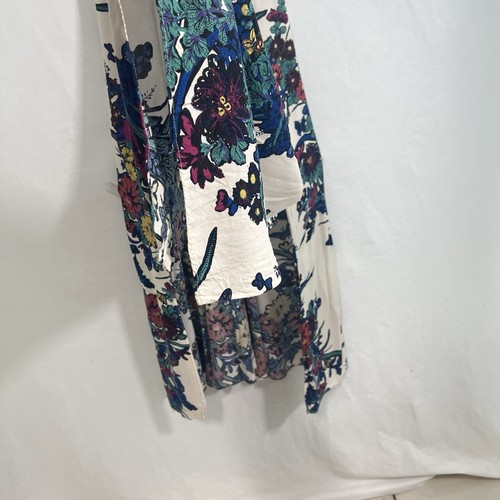 Intimately Free People Through the Vine Floral Slit Maxi Dress Small Beach Resor - Picture 7 of 14