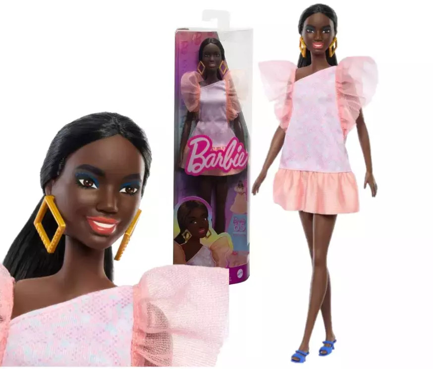 194735176847 Barbie HRH14 Fashion Sukienka brzoskwiniowa Barbie 5090₽