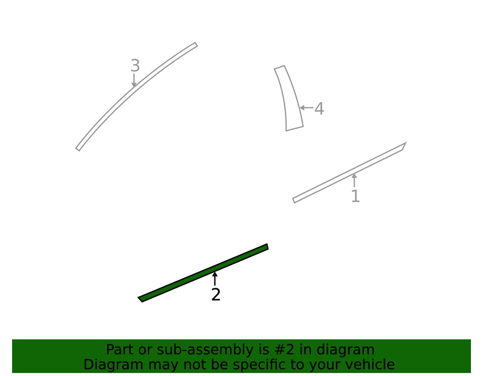 Moldura inferior original Nissan 80871-1AA2B Foto 4 de 4