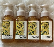 BATH  BODY WORKS 4 FOAMING HAND SOAP KITCHEN LEMON 8.75 Oz