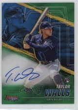 2021 Bowman's Best of 2021 Green Refractor /99 Taylor Walls #B21-TW Auto 1cx3