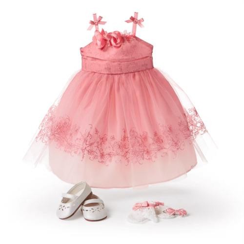 New American Girl Maryellen Pretty Pink Dress Outfit Complet