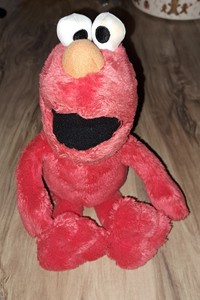 Sesamstraße Elmo Plüschtier – 11 Zoll Sitzend & 15 Zoll Stehend, Super Weich, Offiziell Lizenziert