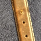 Coach Men's Brown Dress Belt Size 36 Regular 1in Wide Solid Brass Buckle — photo 5