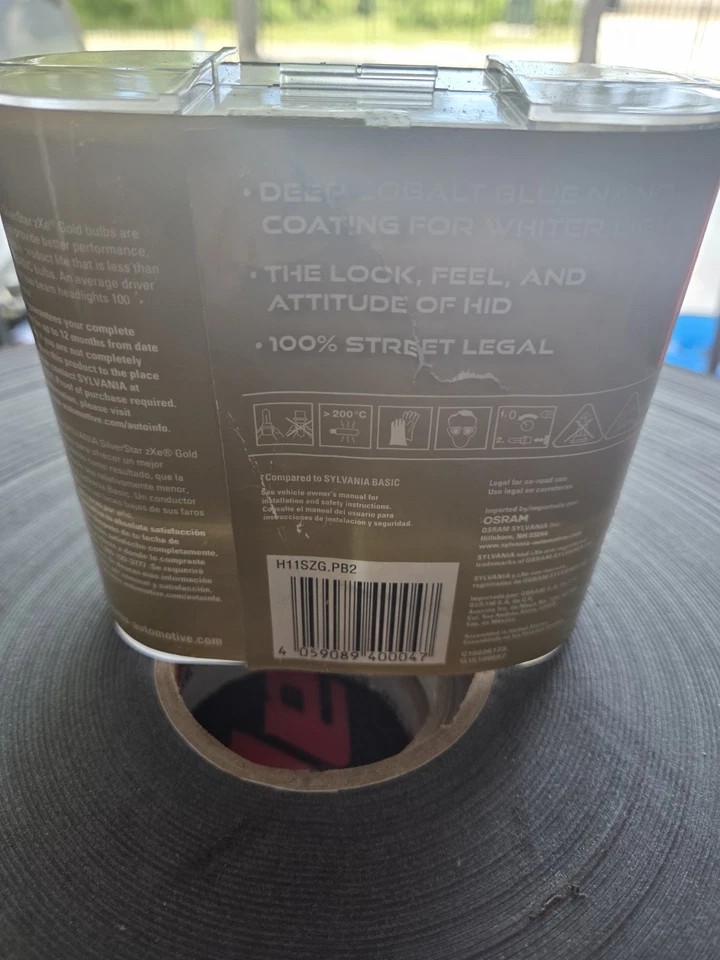 SYLVANIA H11 SilverStar ZXE GOLD High-End Blanco, 2 Bombillas Halógenas para Faros Foto 3 de 4