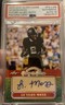 2025 Leaf Glory of the Game RC Le'Veon Moss PSA AUTO 10 SP /99 Gold Texas A&M