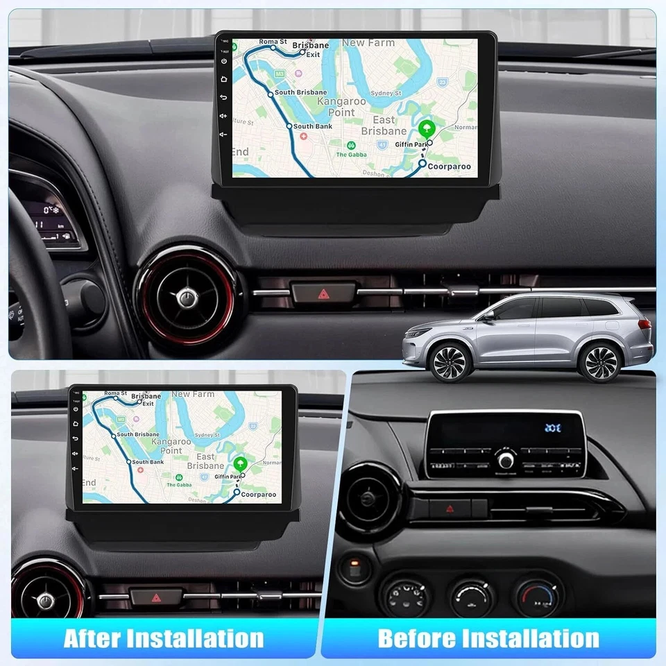 Radio estéreo para coche Mazda 2 Demio 2014-2023 Android 13 CarPlay GPS navegación Foto 4 de 4