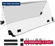 Flip Flop Compact Golf Cart Windshield for YAMAHA DRIVE G29 , Clear Color, 3/1