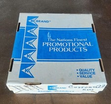 Vintage K cap Brand Products Made in the USA case hat cap Original Box Blue