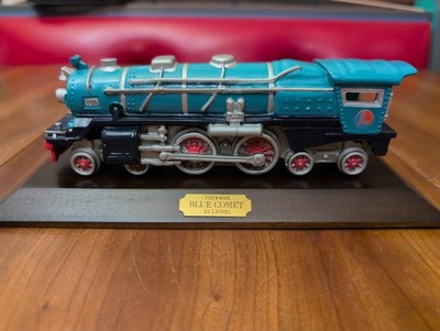 1931 400E Blue Comet Locomotive By Lionel w/ Wooden Stand Heavy Model