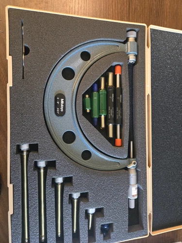 MITUTOYO 0-6 Inch MICROMETER SET NO 104-137