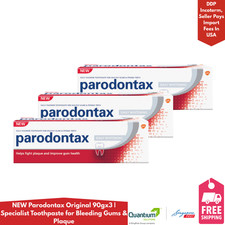 NEW Parodontax Original 90gx3  Specialist Toothpaste for Bleeding Gums  Plaque