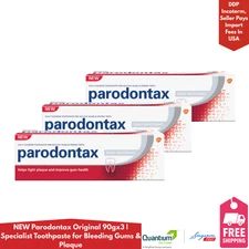 NEW Parodontax Original 90gx3 | Specialist Toothpaste for Bleeding Gums & Plaque