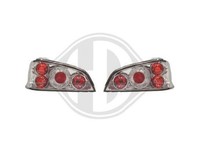 DesignrüCkleuchten Set Klarglas Chrom FüR Peugeot 106 1996-2005