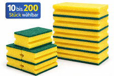 10-200 Stück XXL Scheuerschwamm Küchenschwa...
