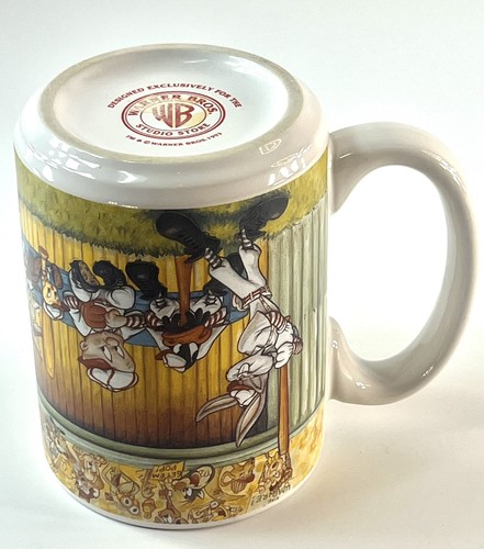 Vintage - 1993 Warner Bros Studio Store - Looney Tunes Baseball Mug - Imagen 12 de 14