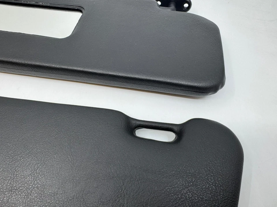 Sunvisors Set Pair For Mercedes W124 / W201 1984-1995 2 pcs Left Right Black - Image 3 of 4