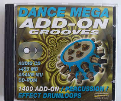 CD ROM Akai und EMU: Dance Mega Add On Grooves