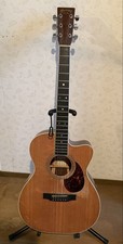 Guitarra Eléctrica Acústica Martin Cutaway Pastilla Fishman Usada Estado