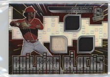 2021 Panini Spectra Building Blocks Materials Hyper Prizm 54/75 Jose Garcia 02fz